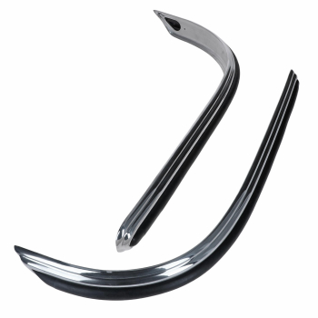 Stoßstange Zierleiste Deluxe SET hinten Euro Stoßstangen ( kein USA )  VW Bus T1 Bus 08.65-07.67 vergl. 241707411B  412B  241707421A